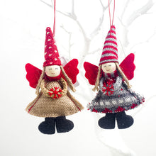 Load image into Gallery viewer, Christmas Decoration Pendant Festival Cute Angel Plush Doll House Ornaments Christmas Tree Creative Decorative Accessories