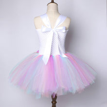 Load image into Gallery viewer, Girls Unicorn Rainbow Dress For Girls Tutu Flower Princess Dress Kids Halloween