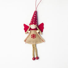 Load image into Gallery viewer, Christmas Decoration Pendant Festival Cute Angel Plush Doll House Ornaments Christmas Tree Creative Decorative Accessories