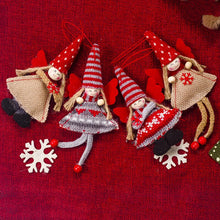 Load image into Gallery viewer, Christmas Decoration Pendant Festival Cute Angel Plush Doll House Ornaments Christmas Tree Creative Decorative Accessories