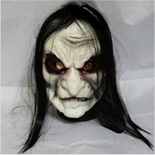 Load image into Gallery viewer, Halloween Zombie Mask Props Grudge Ghost Hedging Zombie Mask Realistic Masquerade Halloween Mask Long Hair Ghost Scary Mask